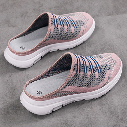 🩴 50% OFF NOW! 🔥 Comfortable & Breathable Closed-Toe Slide Slippers – Memory Foam, Non-Slip Sole & Indoor/Outdoor Use 🏠