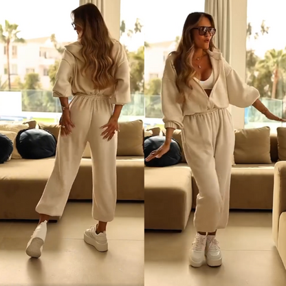 Women's Casual Hooded Jumpsuit