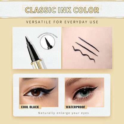 💄Buy 1 Get 1 FREE Just ￡9.99! ✨Waterproof Precision Liquid Eyeliner Pen – Smudge-Proof Ultra-Fine Tip, Long-Lasting Quick-Dry Daily Eye Makeup Essential