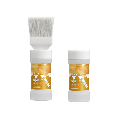 ✨New Arrival✨🖌️🏠Water-Based Metallic Silver Paint with Built-in Brush💥👍