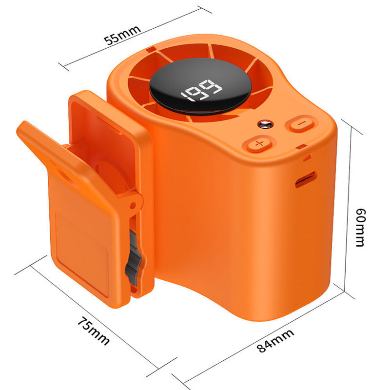 🌀Summer Hot Sale - ONLY ￡10.99!!💨50K+ SOLD!🚙Hands-Free Personal Cooling Fan with LED Display❄️🌬️