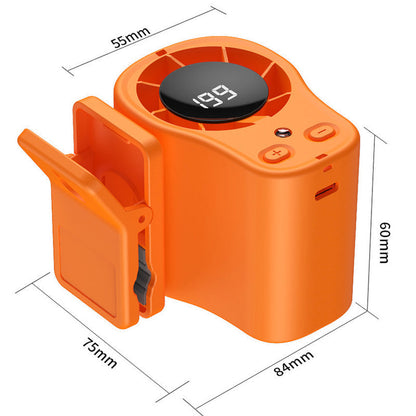 🌀Summer Hot Sale - ONLY ￡10.99!!💨50K+ SOLD!🚙Hands-Free Personal Cooling Fan with LED Display❄️🌬️