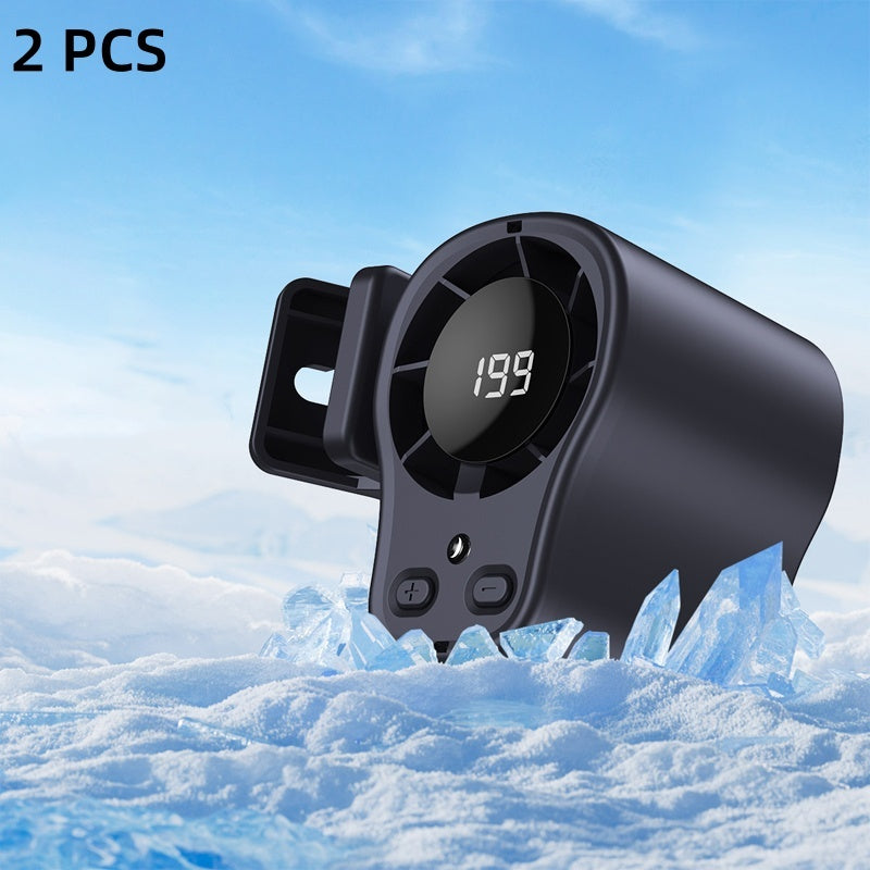 🌀Summer Hot Sale - ONLY ￡10.99!!💨50K+ SOLD!🚙Hands-Free Personal Cooling Fan with LED Display❄️🌬️