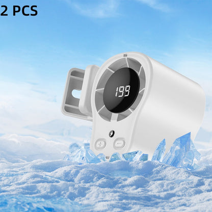 🌀Summer Hot Sale - ONLY ￡10.99!!💨50K+ SOLD!🚙Hands-Free Personal Cooling Fan with LED Display❄️🌬️