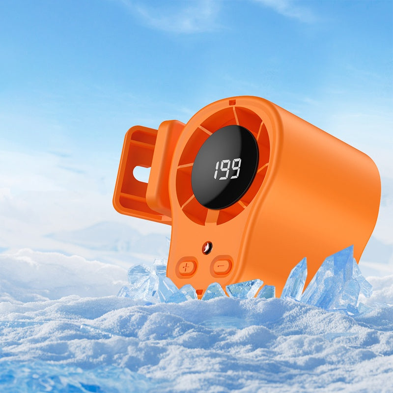 🌀Summer Hot Sale - ONLY ￡10.99!!💨50K+ SOLD!🚙Hands-Free Personal Cooling Fan with LED Display❄️🌬️