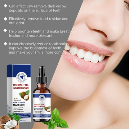 🔥Limited Time Promotion 50% OFF🔥Natural Coconut & Mint Oil Mouthwash Concentrate