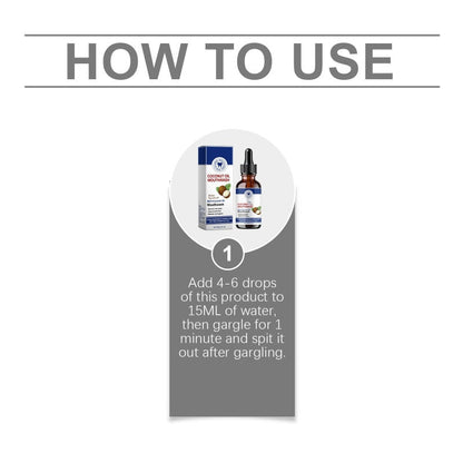 🔥Limited Time Promotion 50% OFF🔥Natural Coconut & Mint Oil Mouthwash Concentrate