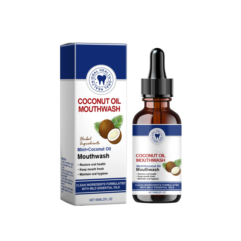 🔥Limited Time Promotion 50% OFF🔥Natural Coconut & Mint Oil Mouthwash Concentrate