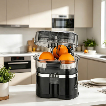 🍊 Dual-Head Automatic Citrus Juicer – Double the Fruit, Half the Time! 🚀🧃 Fresh, pulp‑free juice in seconds – perfect for busy mornings. ⚡💛
