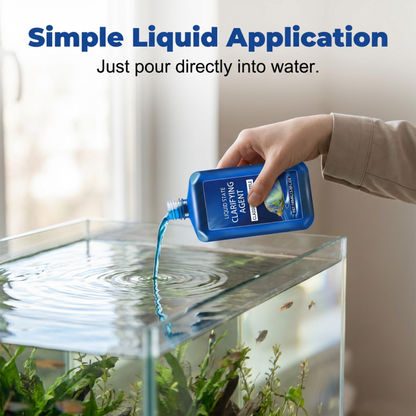 🏆 Last Day Special Price £8.99 ! 🔥Buy 2 Get 1 Free🎁Fast-Acting Aquarium Water Clarifier