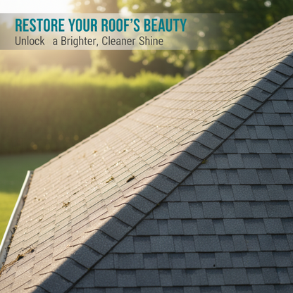 🤩Limited Buy 2 Get 1 Free!🌧️Multi-Surface Roof Moss & Algae Cleaner Spray 🏠✨
