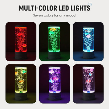 💐50% OFF ! LED Fish Aquarium Bubble Lamp – Continuous Bubbles for Zen Ambience 🐟💧【Limited Stock】