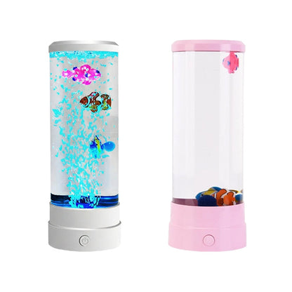 💐50% OFF ! LED Fish Aquarium Bubble Lamp – Continuous Bubbles for Zen Ambience 🐟💧【Limited Stock】
