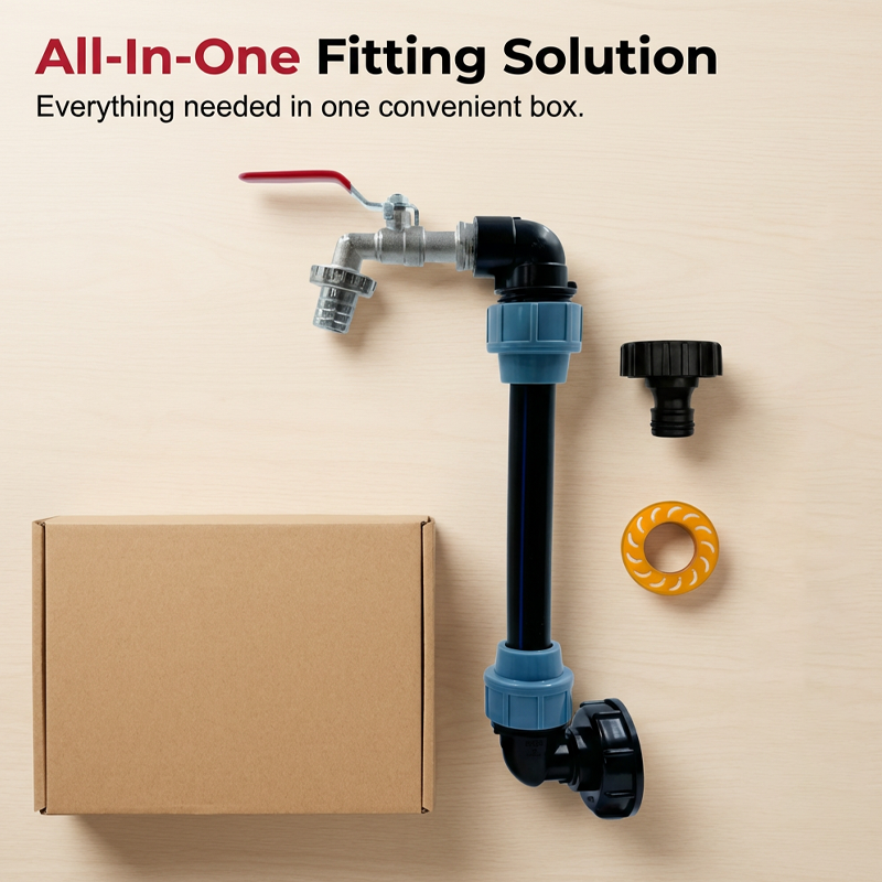 🚰 Complete IBC Tank Fitting Set – Leak-Proof, Durable & Easy-Install for Smooth Water Flow 💧✨