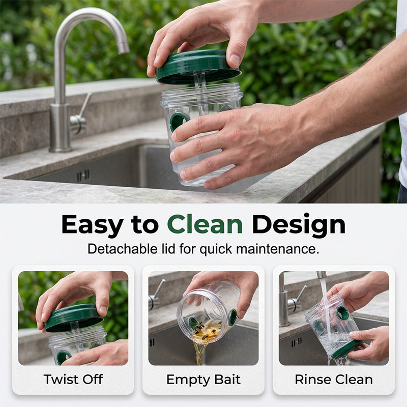 🔥Limited Time Promotion 50% OFF🔥Solar Powered Hanging Wasp Trap