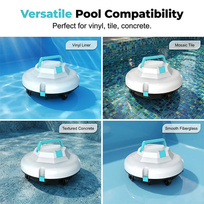 🤖New arrival 30% OFF!🌊Pool Cleaning Robot | Cordless · Powerful Suction · Smart Navigation · One-Touch Start · Easy-to-Remove Filter Basket