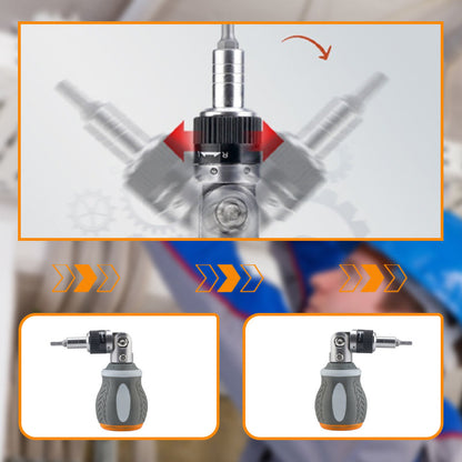 🔥Limited Time Promotion 50% OFF🔥Versatile 8-in-1 Magnetic Ratcheting Screwdriver Bit Kit