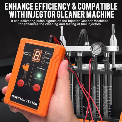 🔧 LIMITED-TIME 50% OFF! 💥 Professional 4-Mode Fuel Injector Tester & Cleaner – Pulse Modes, 12V Power, LED Display ✨