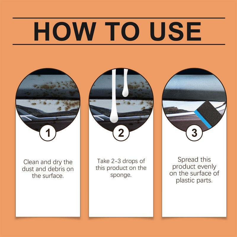 🚗 BUY 2, GET 1 FREE! 🧴 Plastic Care for Car Interiors – cleans, revitalizes, and protects – Perfect for dashboards, door panels, and plastic parts – streak-free with UV protection ✨
