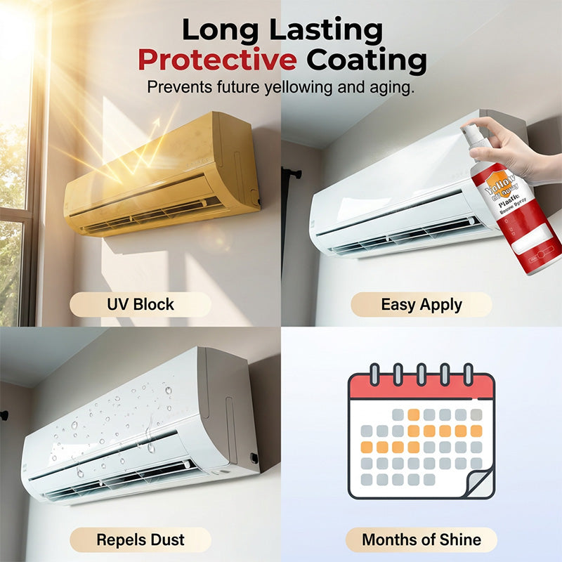 ✨ LIMITED-TIME 50% OFF! ✨ Plastic Yellow-Off Spray – Restores, Whitens, Safe ✨