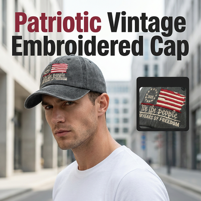 🔥Limited Time Promotion 50% OFF🔥Unisex Cotton Blend Embroidered Hat