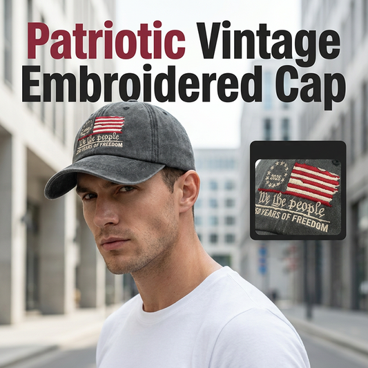 🔥Limited Time Promotion 50% OFF🔥Unisex Cotton Blend Embroidered Hat