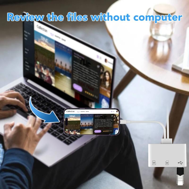 ⏳50 % OFF !!🔥SD/TF/USB Card Reader