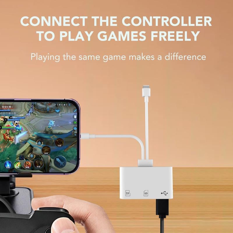 ⏳50 % OFF !!🔥SD/TF/USB Card Reader