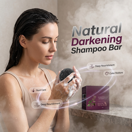 🔥Limited Time Promotion 50% OFF🔥Hair Darkening Shampoo Bar for Gray Hair