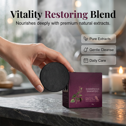 🔥Limited Time Promotion 50% OFF🔥Hair Darkening Shampoo Bar for Gray Hair