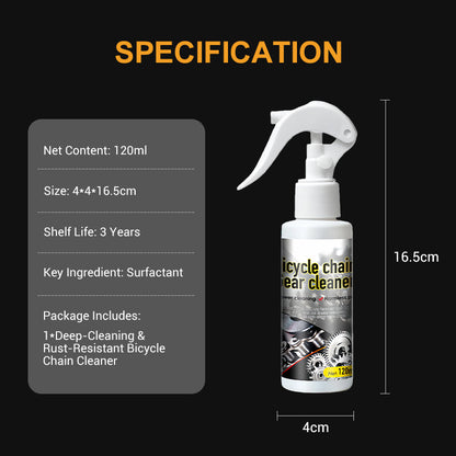 🔥Limited Time Promotion 50% OFF🔥Deep-Cleaning & Rust-Resistant Bicycle Chain Cleaner