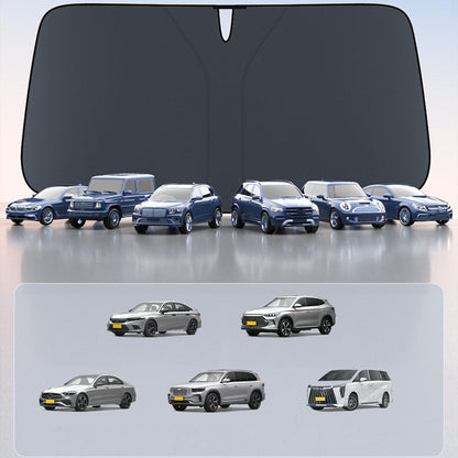 🌞🚗 Foldable Car Windshield Sunshade – Blocks UV & Heat, Keeps Interior Cool, Reflective Material, Fits Most Cars, Compact for Storage. Protect Your Dashboard! ✨🛡️