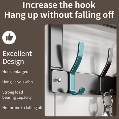 🪄 LIMITED-TIME 50% OFF! ✨ Over-The-Door Hook with Basket – Space-Saving, Strong, Tool-Free 🚪
