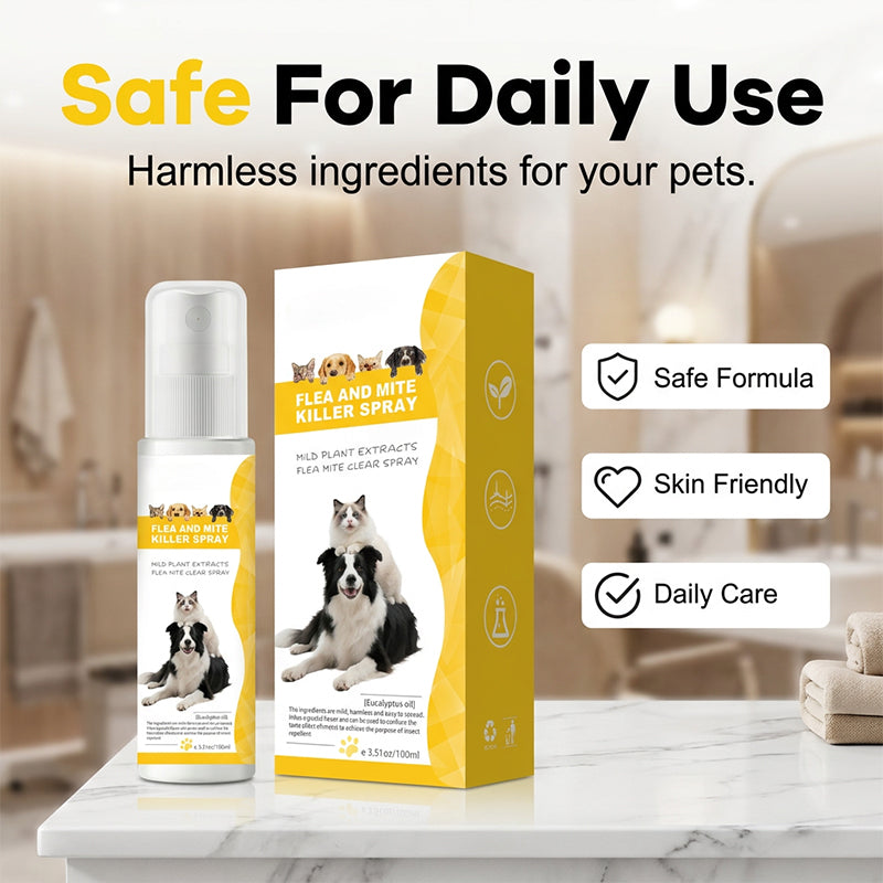 🔥Desconto de 50% no último dia!🔥Mild Formula Pet Pest Repellent Spray