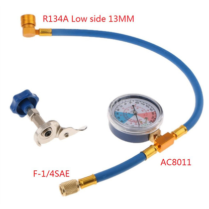 🔥2026 New Upgrade ＆ Hot Sale ＆ 50％ Off🔥R134a AC Refrigerant Charging Hose with Gauge – Universal & Easy DIY Tool 🔧