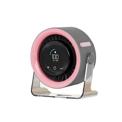 🏆2026 Desk Fan – USB Rechargeable with LED Display 📊 | 100 Speeds, 120° Tilt & Full Oscillation ↔️ | Ultra-Quiet for Bedroom 😴, Office 🖥️ & Camping 🏕️ | Up to 24H Battery ⚡