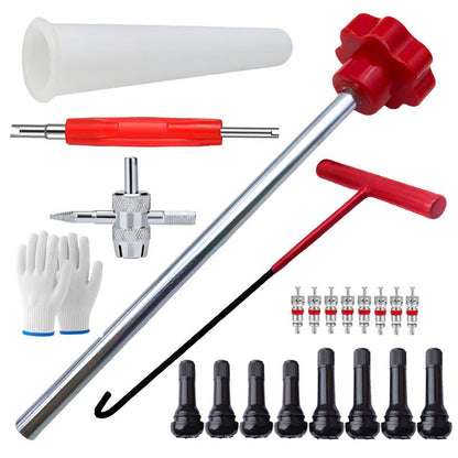 📢📢50% OFF !! ⏰Quick Change Car Tire Valve Tool Kit