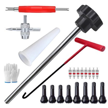 📢📢50% OFF !! ⏰Quick Change Car Tire Valve Tool Kit