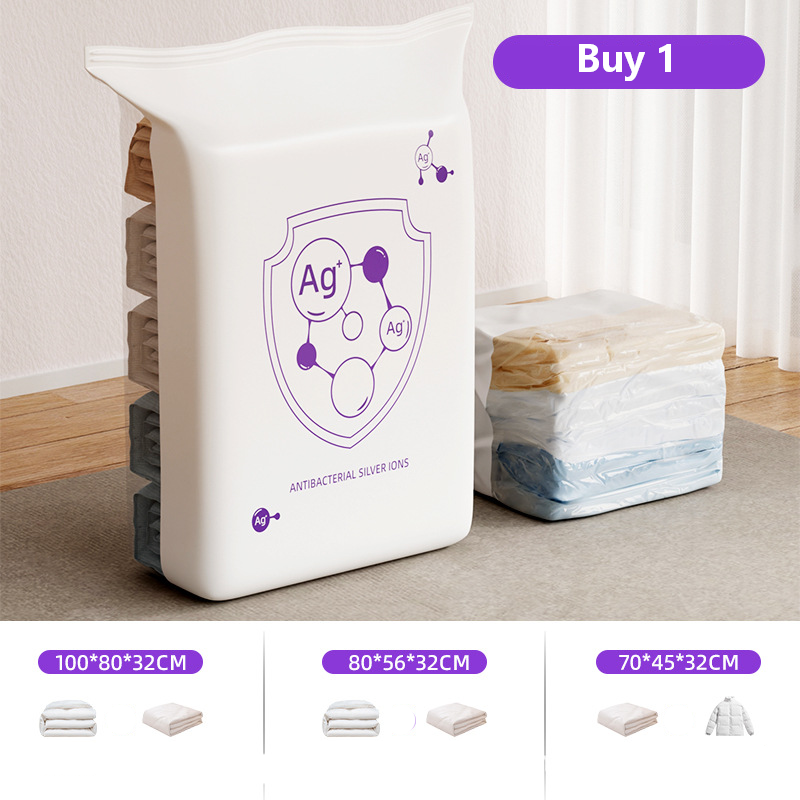 💐 Buy 2 Get 1 Free! Vacuum Storage Bags – Save 80% Space for Clothes & Bedding 📦💨