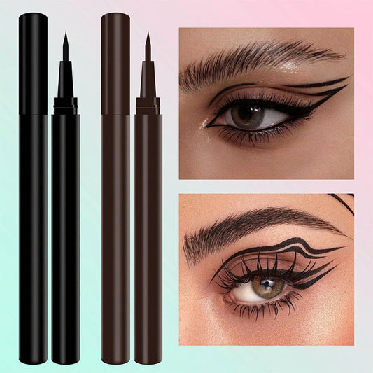 🥳2026 HOT SALE🥳💞50K+ SOLD!👁️💧 BUY 2 GET 1 FREE! Waterproof Liquid Eyeliner – Ultra‑fine tip, fast‑drying, 12H wear. No smudge, no fade. Gentle on eyes. 🖌️✨