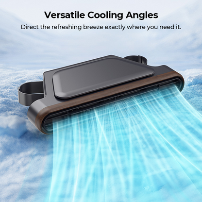 Car Seat Fan 🌬️ – 3-Speed Rechargeable Clip-On Fan with 3000mAh Battery 🔋 | USB-C Charging ⚡ for Cars 🚗, Golf Buggies 🛺 & Campervans 🏕️