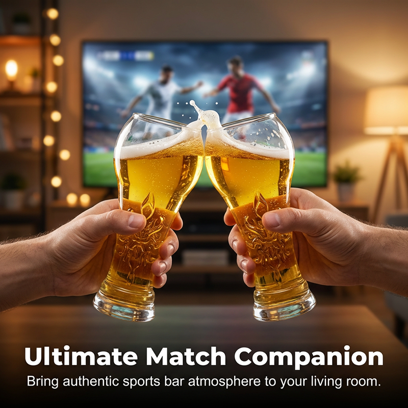 🔥Limited Time Promotion 50% OFF🔥Large Capacity Ornate Embossed Beer Glass