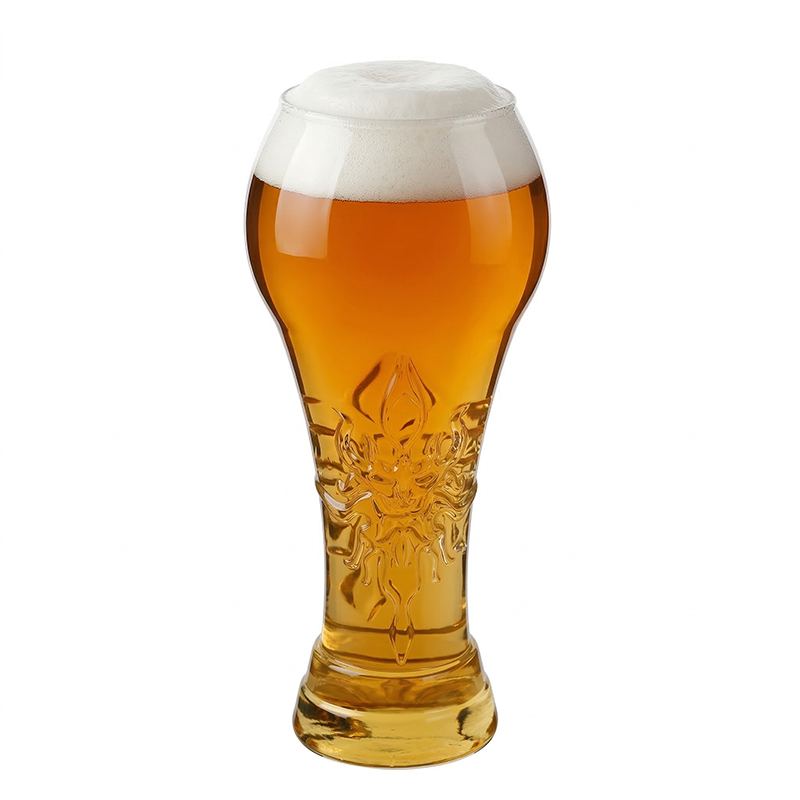 🔥Limited Time Promotion 50% OFF🔥Large Capacity Ornate Embossed Beer Glass