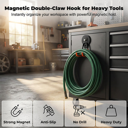 🔥Limited Time Promotion 50% OFF🔥Heavy-Duty Magnetic Double-Claw Hook
