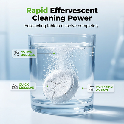 🎉 2026 Sale — Over 27100 Sold! ⏰Universal Ice Maker Cleaner Tablets｜Descaling & Deodorizing Cleaning Tablets for Home & Commercial Ice Machines ✨