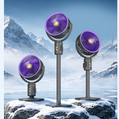 🌬️ LIMITED-TIME 50% OFF! ✨ Cordless Retractable Fan – Remote Control, Height Adjustable, Whisper Quiet 🔄