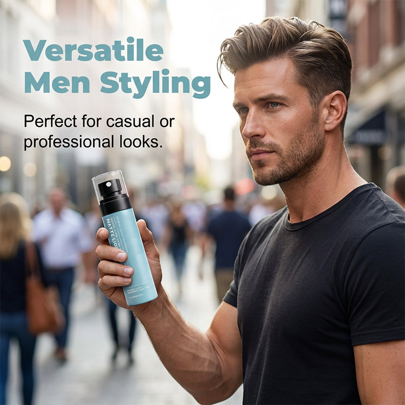 🔥Last day of the limited-time 50% off sale!🔥Men's Quick-Dry Matte Styling Mud Spray