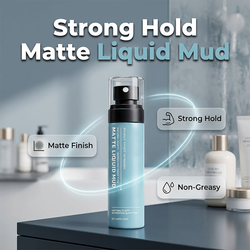 🔥Last day of the limited-time 50% off sale!🔥Men's Quick-Dry Matte Styling Mud Spray