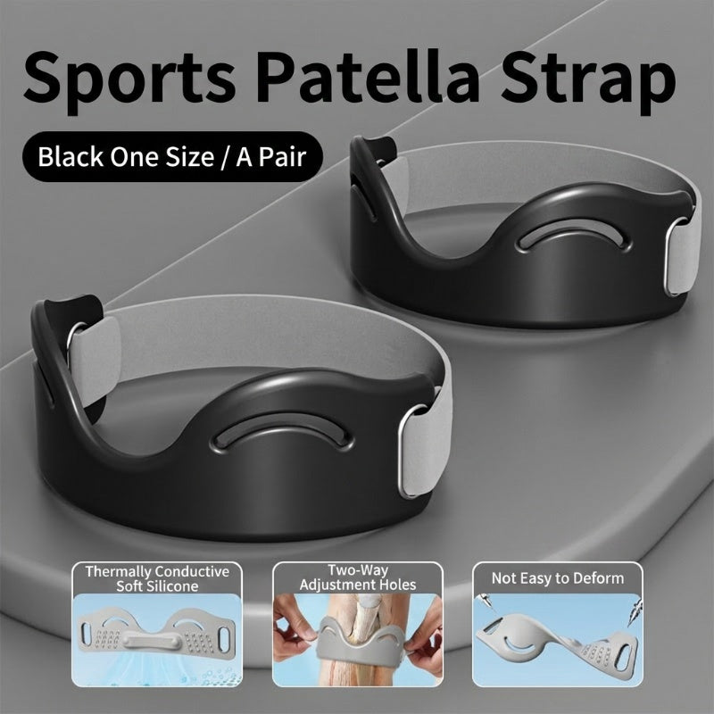 🔥Limited Time Promotion 50% OFF🔥Silicone Knee Patella Strap – Shock-Absorbing & Breathable Support🦵
