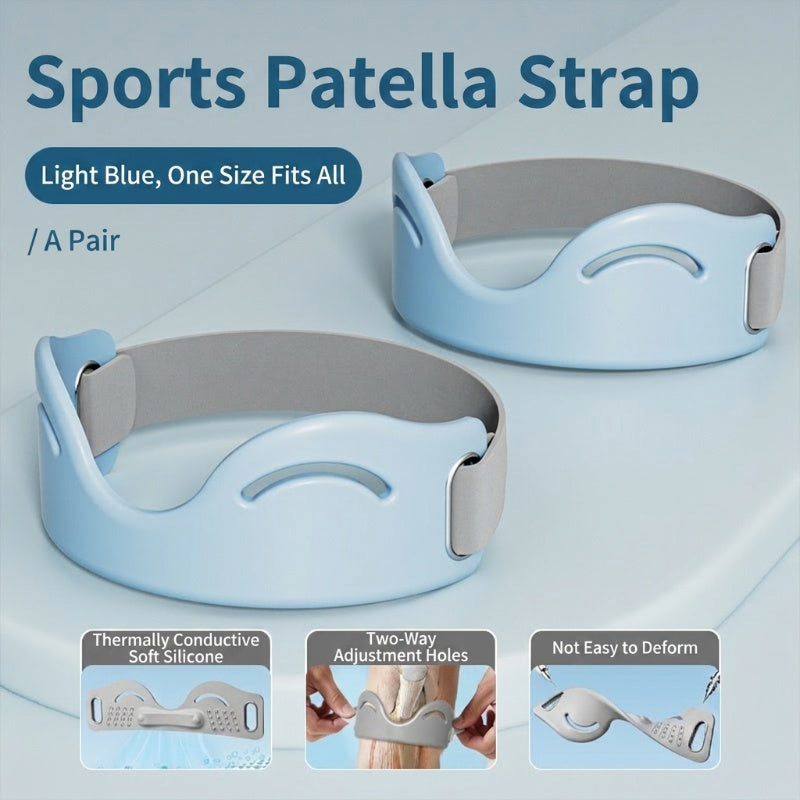 🔥Limited Time Promotion 50% OFF🔥Silicone Knee Patella Strap – Shock-Absorbing & Breathable Support🦵